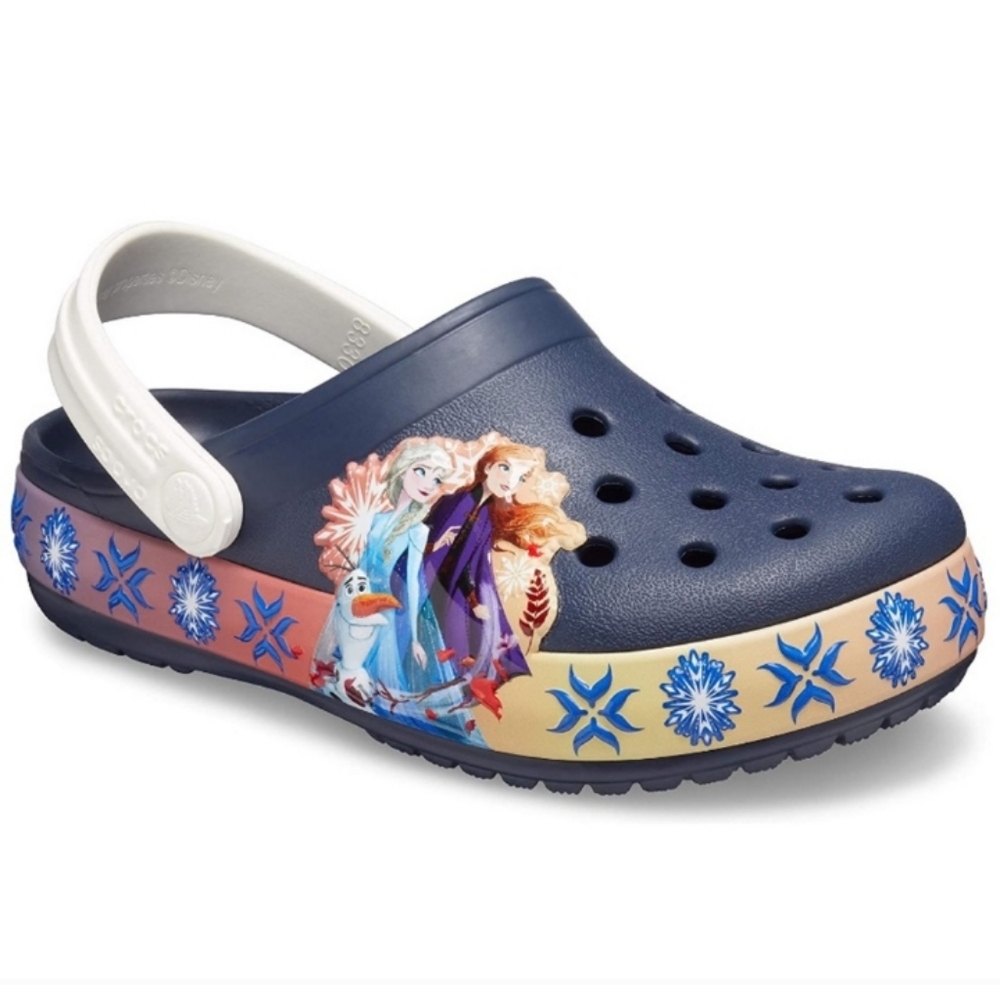 Crocs Disney Elsa Princess Frozen ll Light Up Crocs Sz 3